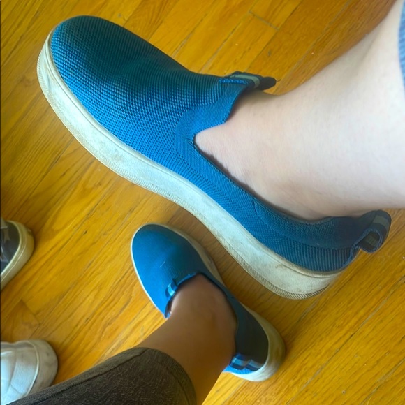 Blue Slip-On Sneakers - Picture 2 of 4